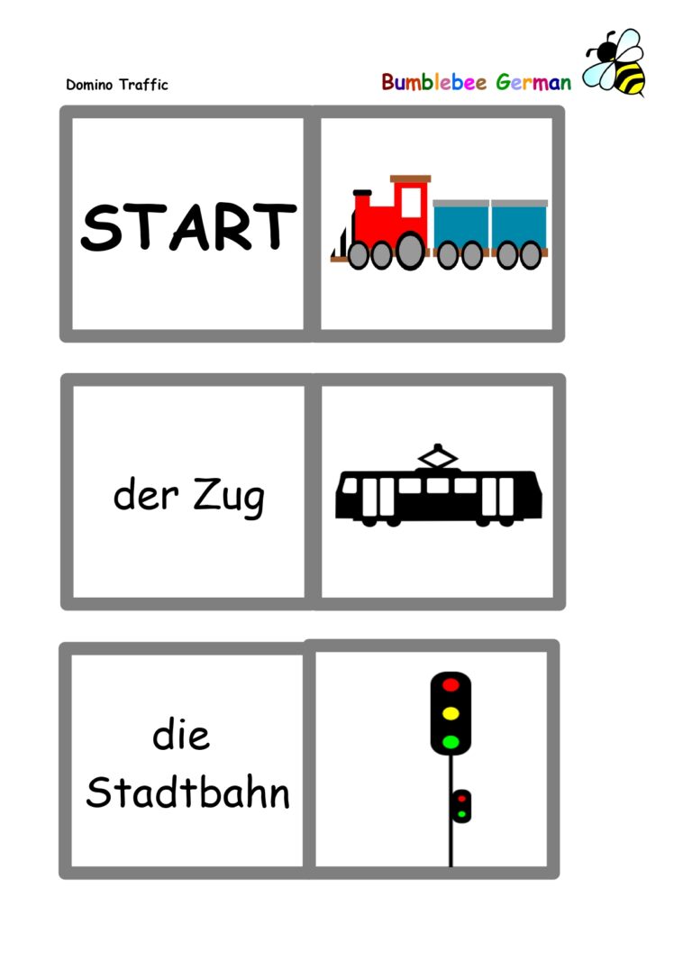Free german worksheets for children bee bilingual