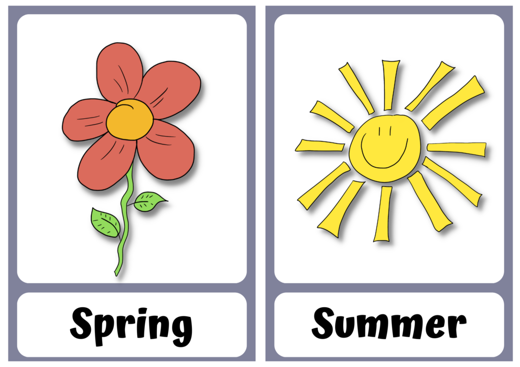 Seasons in English